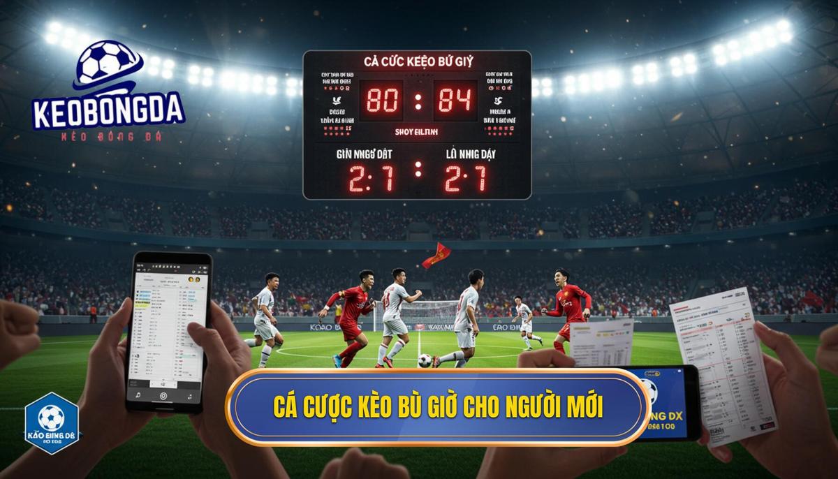 Cá cược Kèo Bù Giờ Cho Người Mới: Hướng Dẫn Chi Tiết Để Tăng Tỷ Lệ Thắng 3 Cá cược kèo bù giờ cho người mới