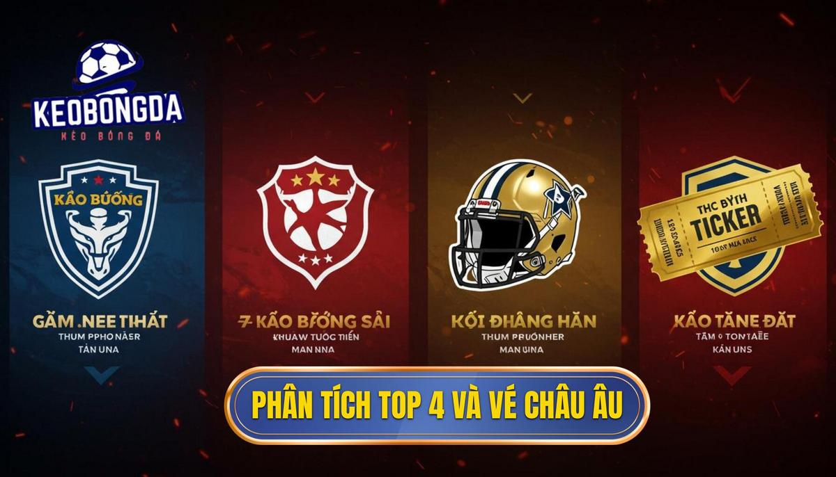 Phân Tích Nhóm Cạnh Tranh Top 4 và Vé Châu Âu