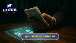 Mẹo cá cược kèo chấp 3 trái hiệu quả