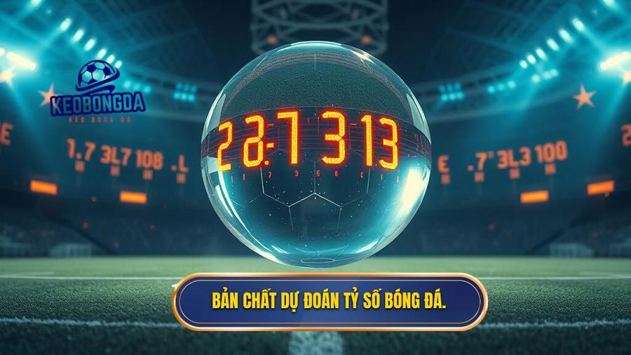 Bản chất dự đoán tỷ số bóng đá.