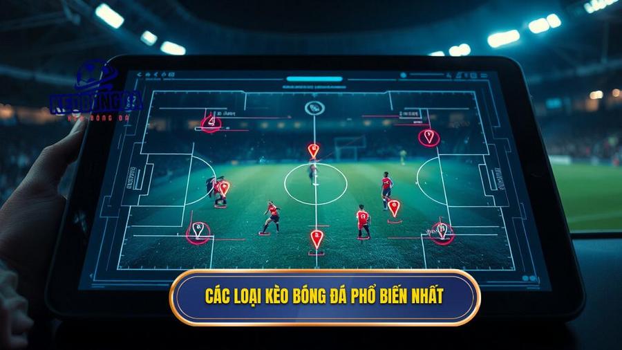Các loại kèo phổ biến khi dự đoán kèo bóng đá