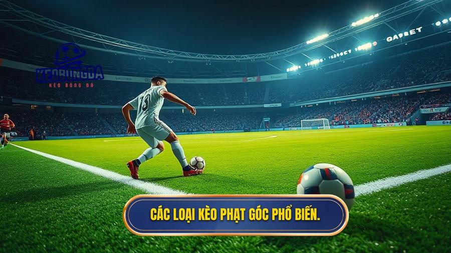 Các loại kèo phạt góc phổ biến hiện nay